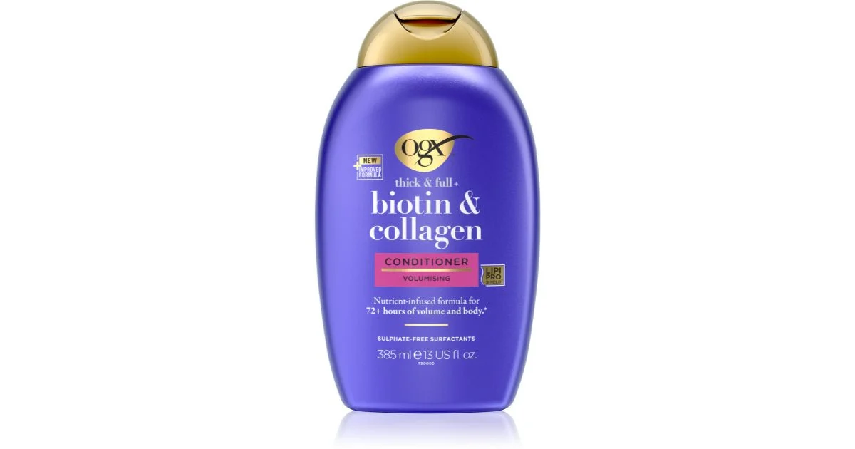 Ogx Biotin e Collagen Balsamo per capelli 385ml