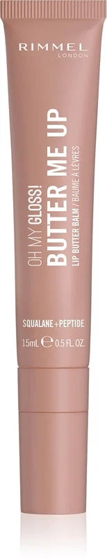 Rimmel Oh My Gloss! Butter Me Up balsamo idratante labbra colore 001 Latte Delight 15 ml