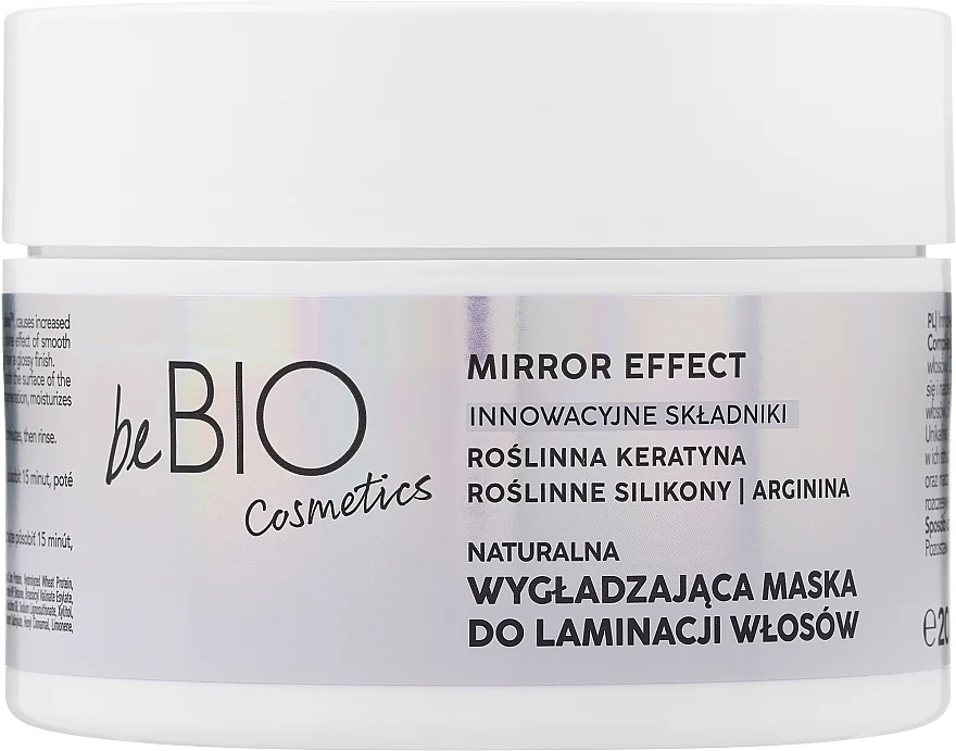 Maschera naturale per la laminazione dei capelli