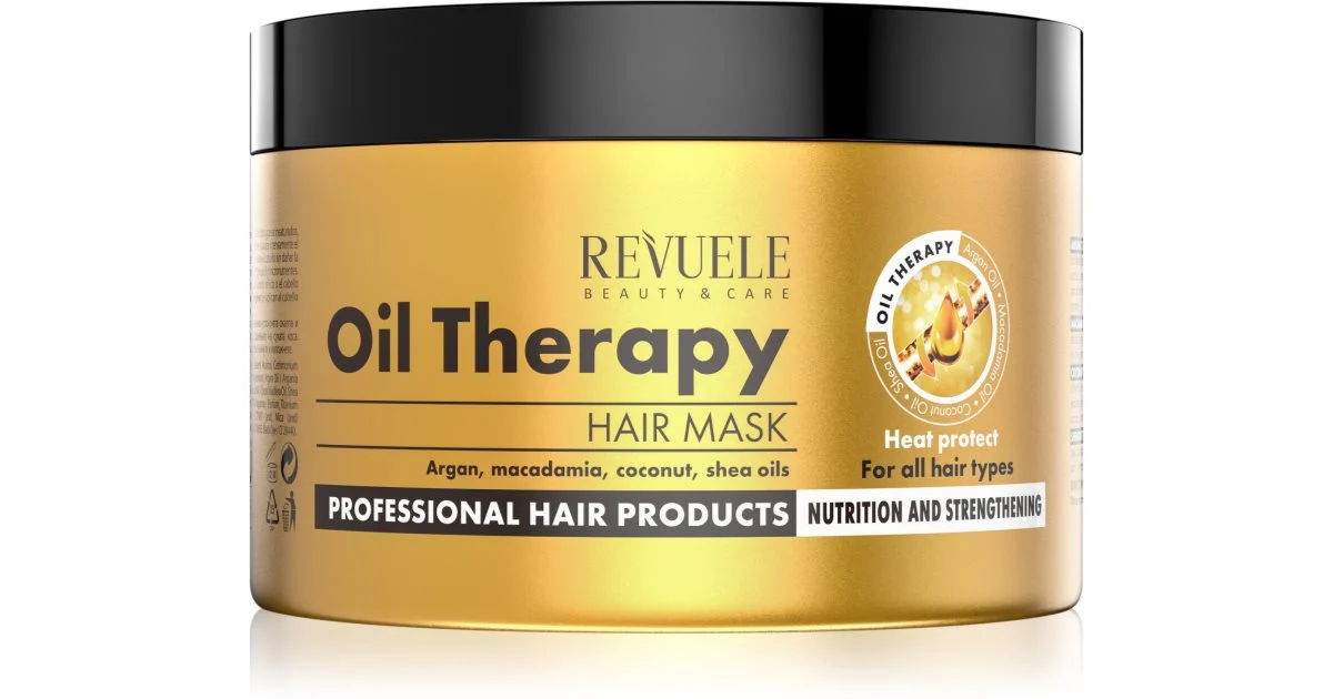 Revuele Oil Therapy maschera nutriente per capelli secchi 500 ml