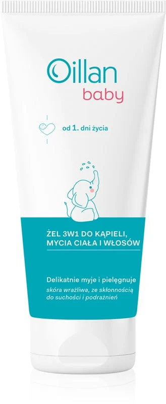 Oillan Baby gel e shampoo detergente per bambini 3 in 1 200 ml
