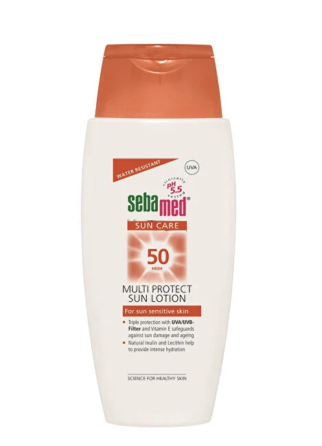 Sebamed Lozione abbronzante SPF 50 Sun Care (Lozione solare multiprotezione) 150 ml