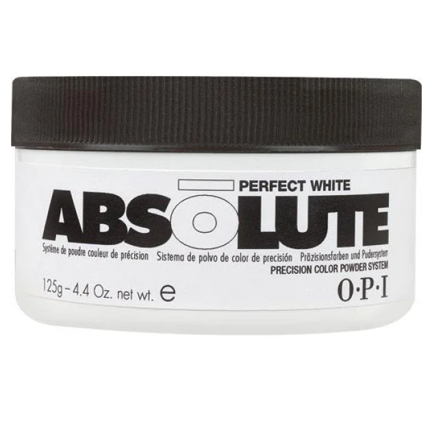 Opi Absolute Polvere Acrilica per Unghie Bianco Perfetto 125 g