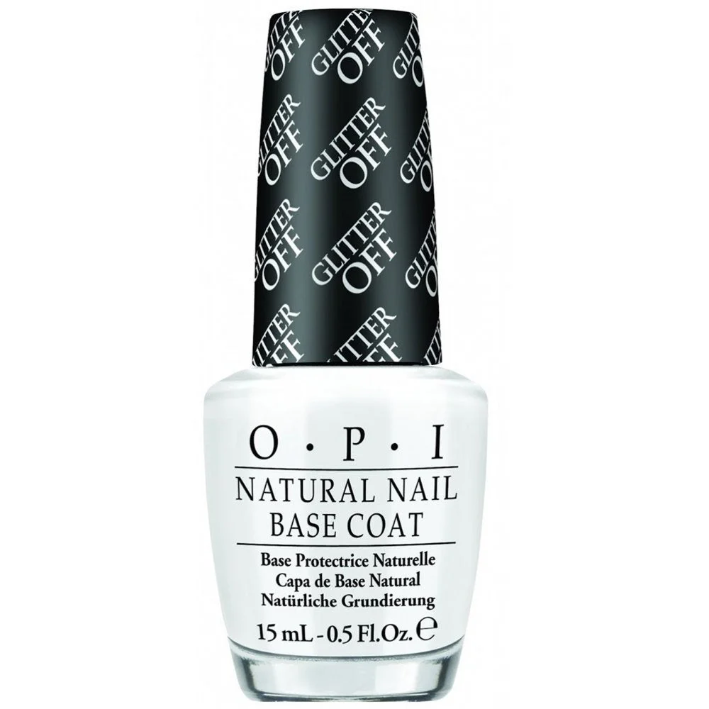 Opi Natural Base Coat Glitter Off Rinforzante per Unghie NT B01 15 ml