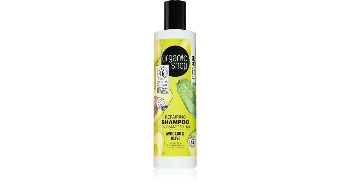 Organic Shop Avocado Shampoo riparatore Capelli Danneggiati 280ml
