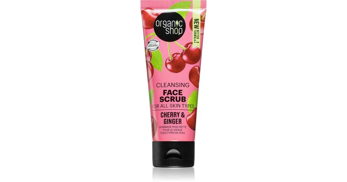 Organic Shop Cleansing Scrub Viso Ciliegie 75ml