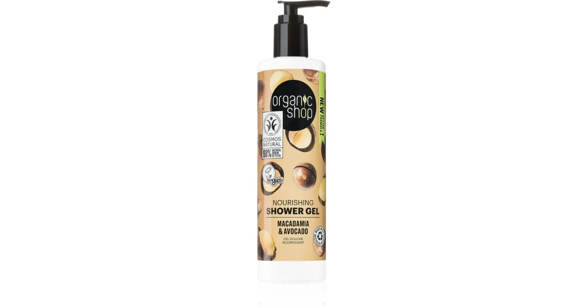 Organic Shop Macadamia & Avocado gel doccia nutriente 280 ml