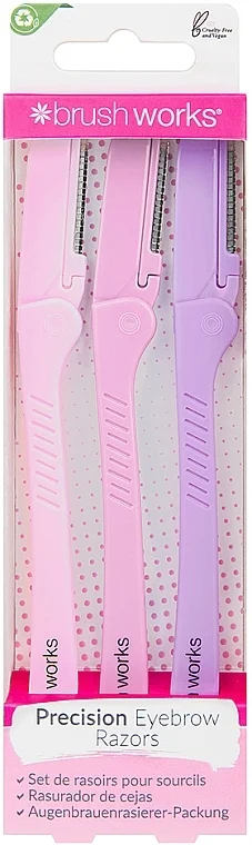 Rasoi per sopracciglia, 3 pz., multicolore