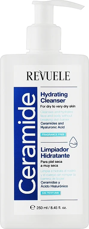 Schiuma detergente per viso e corpo