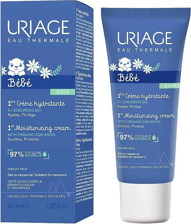 Crema viso idratante per neonati e bambini