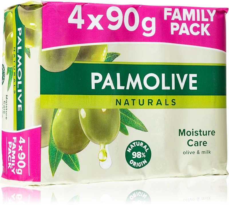 Palmolive Naturals latte e oliva sapone solido 4x90 g