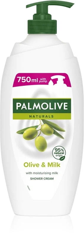 Palmolive Naturals Olive crema-gel per bagno e doccia con estratto di olive con erogatore 750 ml