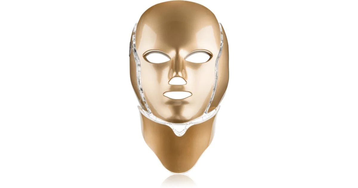 Palsar 7 Maschera LED + collo 7 colori oro