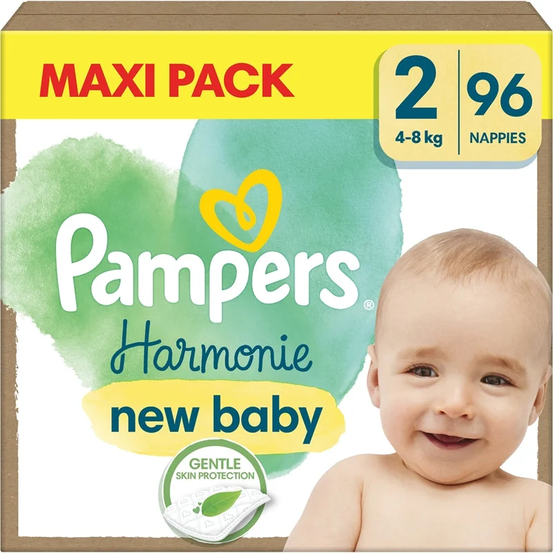 Pampers Harmonie Strati Taglia 2 da 4 a 8kg x96