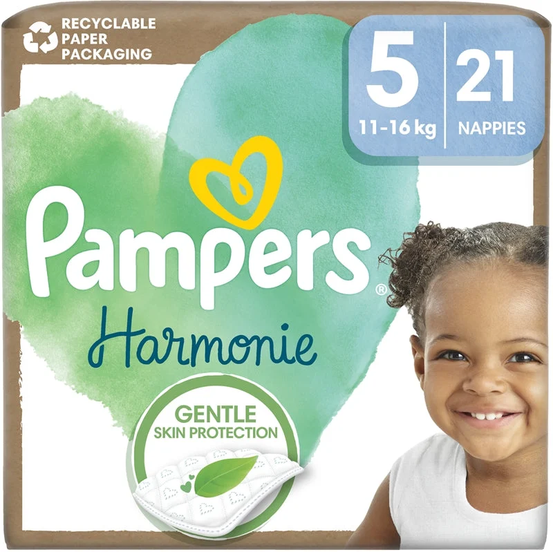 Pampers Harmonie taglia 5 pannolino monouso 11-16 kg 2