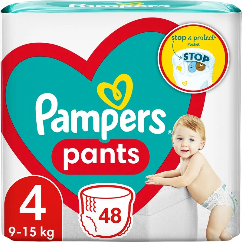 Pampers Pants taglia 4 pannolini a mutandina usa e getta 9-15 kg 48 pezzi