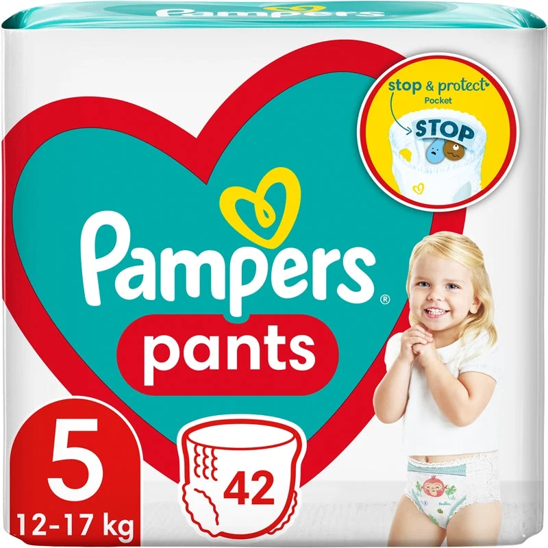 Pampers Pants taglia 5 pannolini a mutandina usa e getta 12-17 kg 42 pezzi