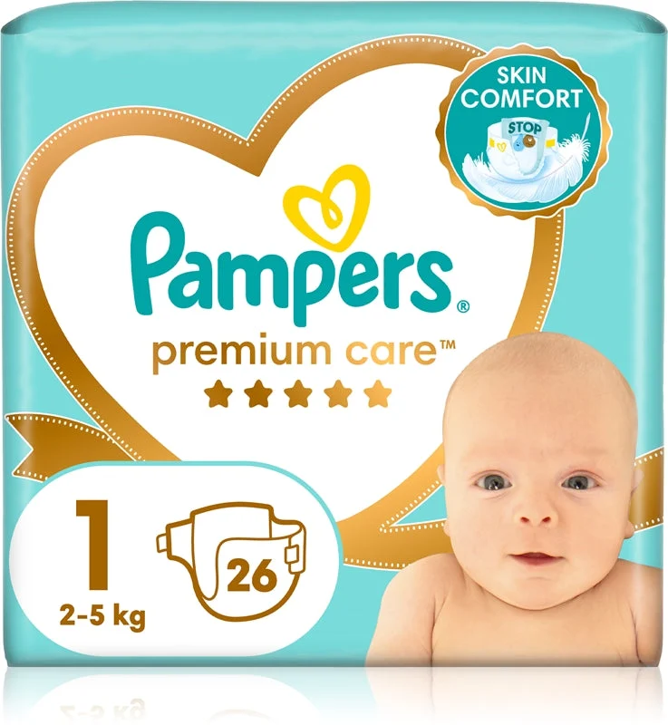 Pampers Premium Care taglia 1 pannolino monouso 2-5 kg 26 pezzi