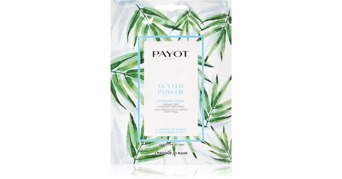 Payot Morning Water Power maschera viso idratante in tessuto 19 ml