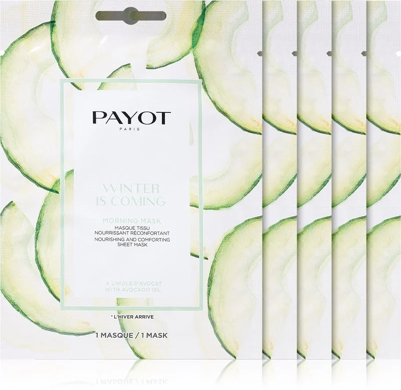 Payot Morning Mask Winter is Coming maschera viso nutriente in tessuto 5 pezzi