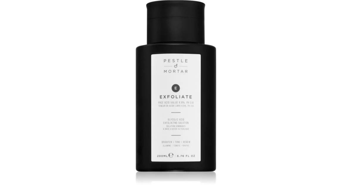 Pestle & Mortar lozione tonica esfoliante detergente 200 ml