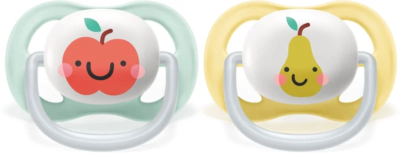 Philips Avent Ultra Air 0-6 mesi ciuccio Neutral Apple 2 pezzi