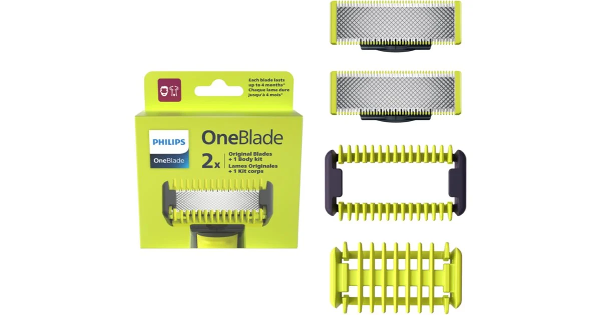Philips OneBlade viso e corpo Kit QP620/ 50 - Testina di ricambio