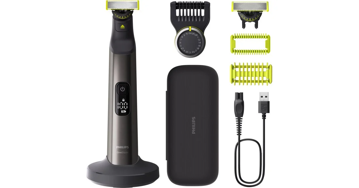 Philips OneBlade Pro 360 QP6652/61 tagliapeli per viso e corpo