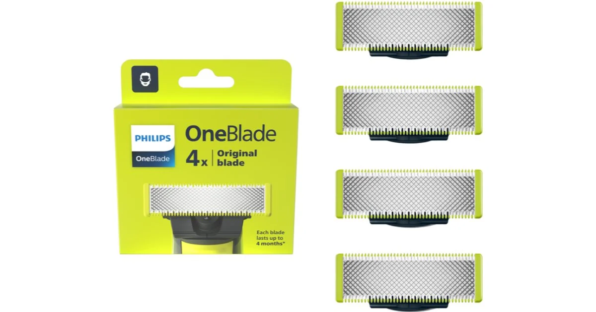 Philips OneBlade QP240/50 lame di ricambio 4 pezzi
