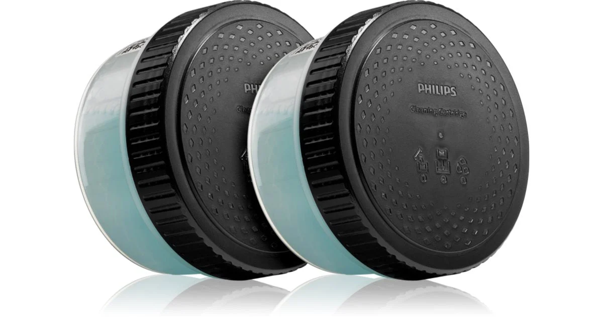 Philips Quick Clean Pod CC12/50 cartucce di ricambio per la stazione di pulizia 2 pezzi
