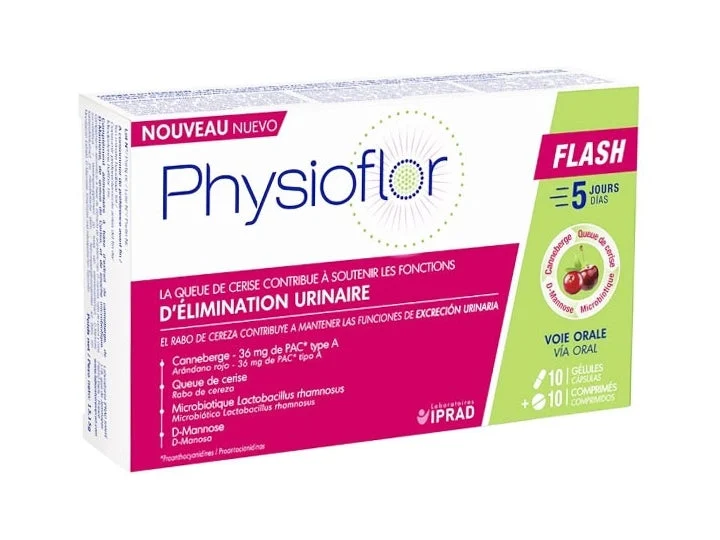 Physioflor Flash Eliminazione Urinaria 10 Capsule + 10 Compresse