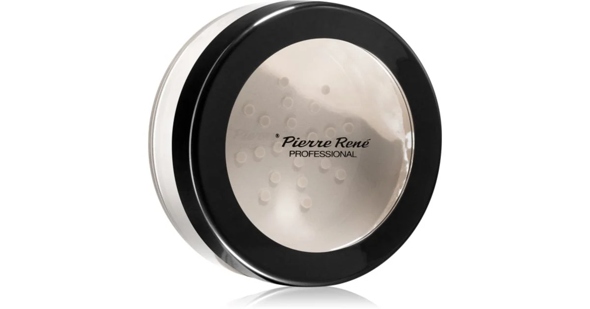 Pierre René Professional Velvet Matte cipria in polvere opacizzante colore Transparente 12 g