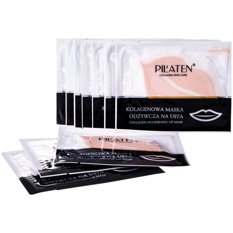 Pilaten Collagen Cura della pelle una maschera nutriente al collagene per labbra 10 pezzi