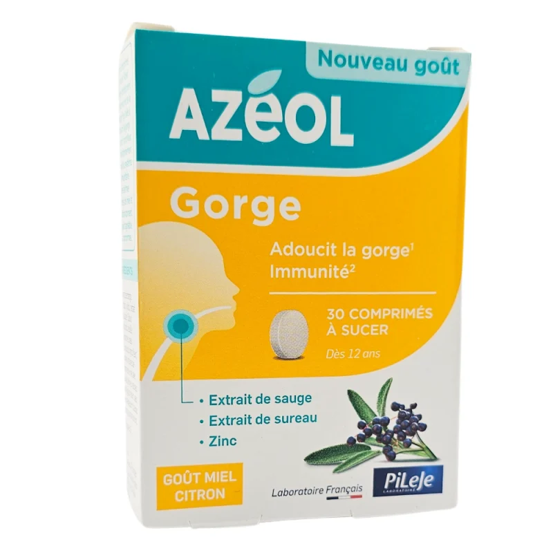 Pileje Azéol Compresse da Succhiare Gusto Miele Limone x30