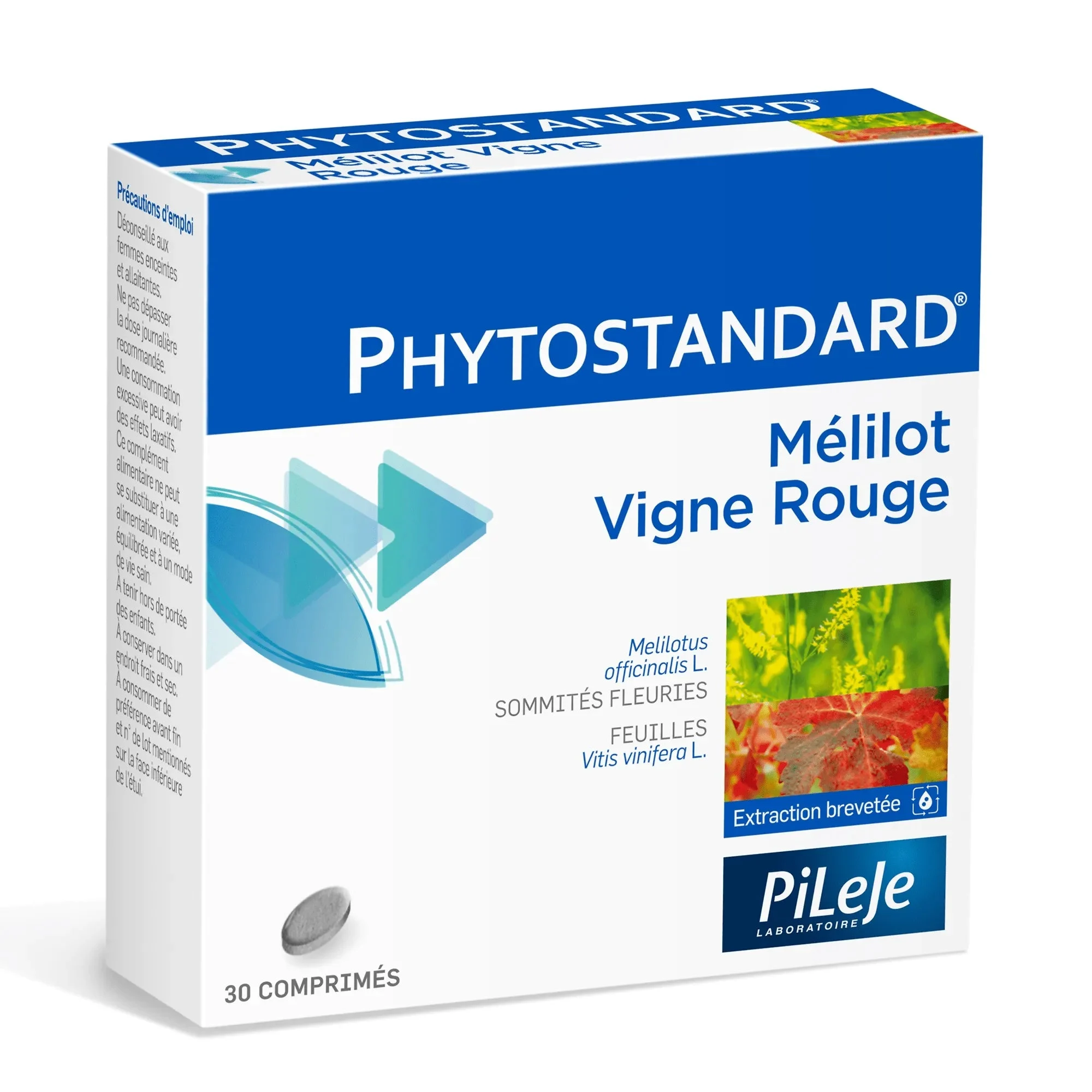 Pileje Phytostandard Melilot Vite Rossa 30 Compresse