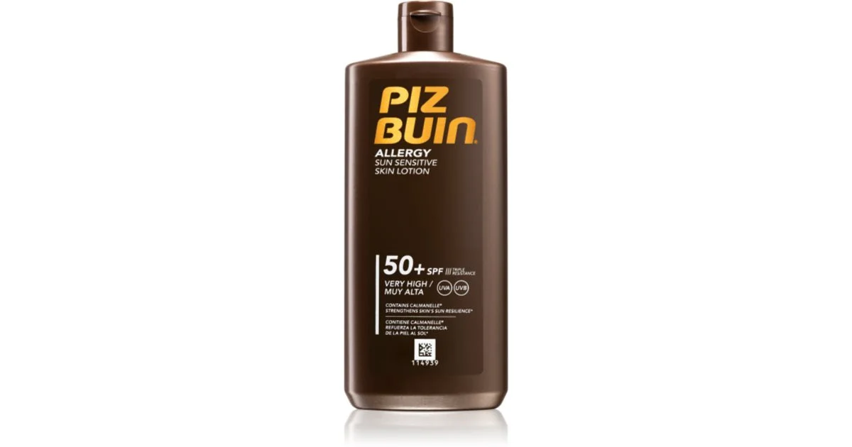 Piz buin Lozione per pelli sensibili al sole e alle allergie SPF50 - 400 ml