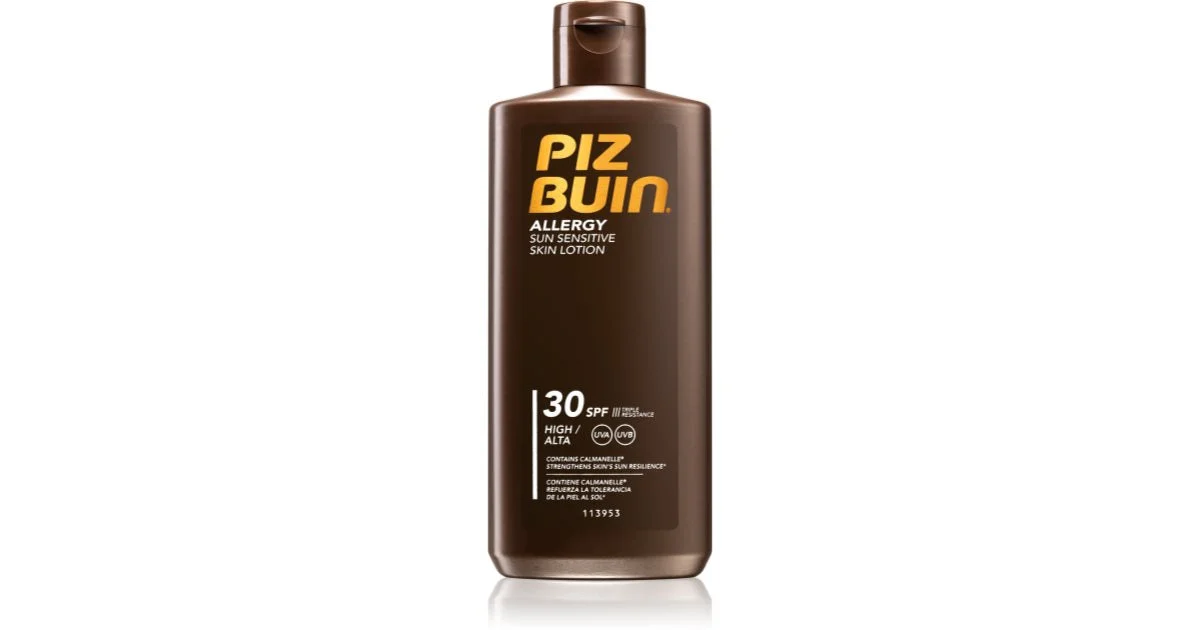 Lozione solare per pelli sensibili Allergy SPF 30 ( Sun Sensi tiv e Skin Lotion) Sensitiv ( Sun Sensi tiv e Skin Lotion) 200 ml