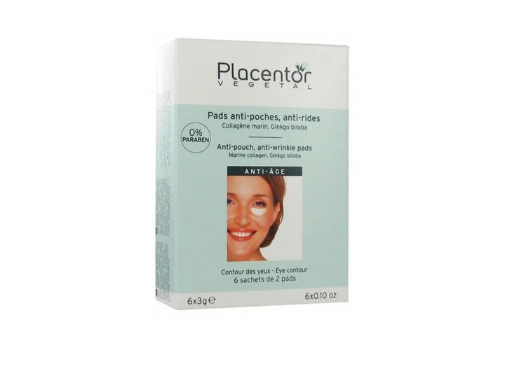 Placentor Vegetale Pads Anti-tasche & Anti-rughe 6 bustine da 2 pads