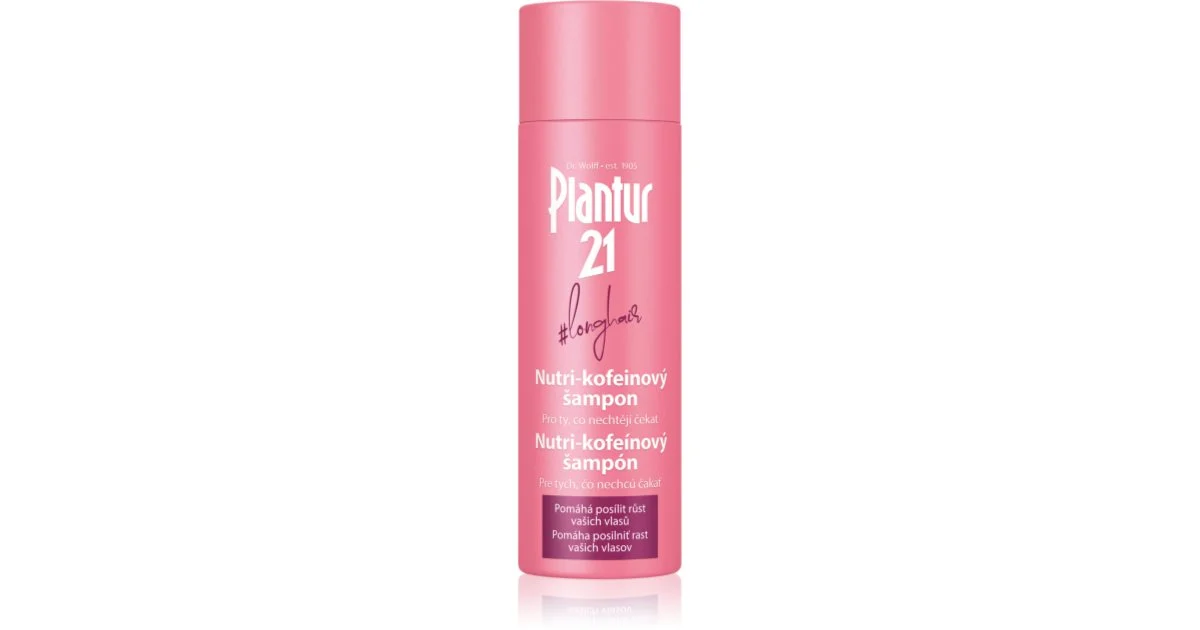 Plantur 21 #longhair shampoo nutriente alla caffeina per stimolare la crescita e rinforzare i capelli dalle radici 200 ml