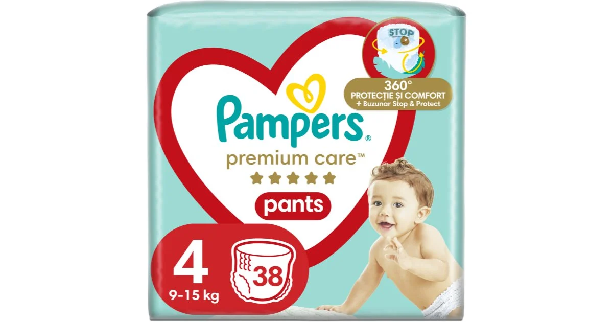 Pampers Premium Care Pants Maxi taglia 4 pannolini a mutandina usa e getta 9-15 kg 38 pezzi