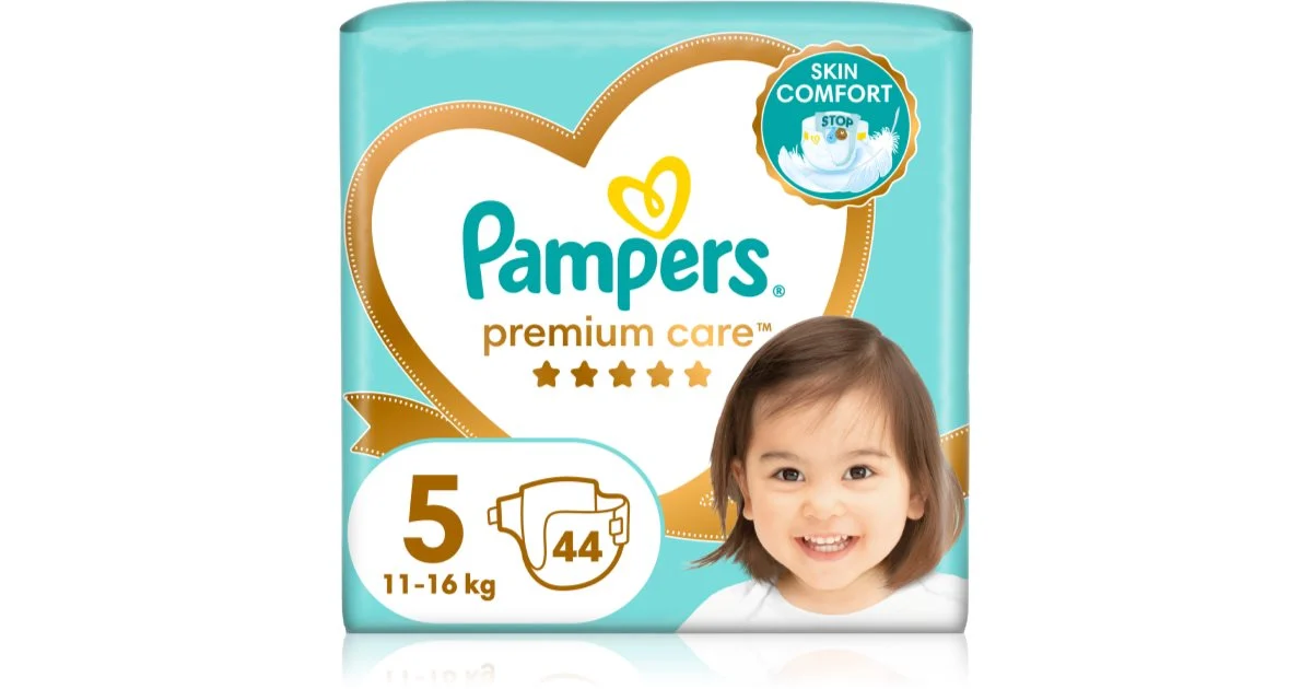 Pampers Premium Care taglia 5 pannolino monouso 11-16 kg 44 pezzi