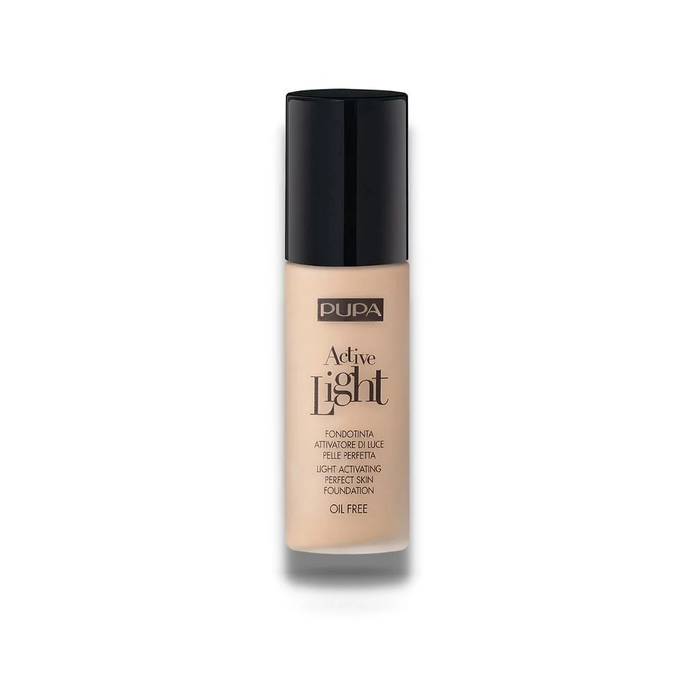 Pupa Active-Light Fondotinta Liquido Illuminante Senza Olio 51 Marrone Sabbioso 30 ml