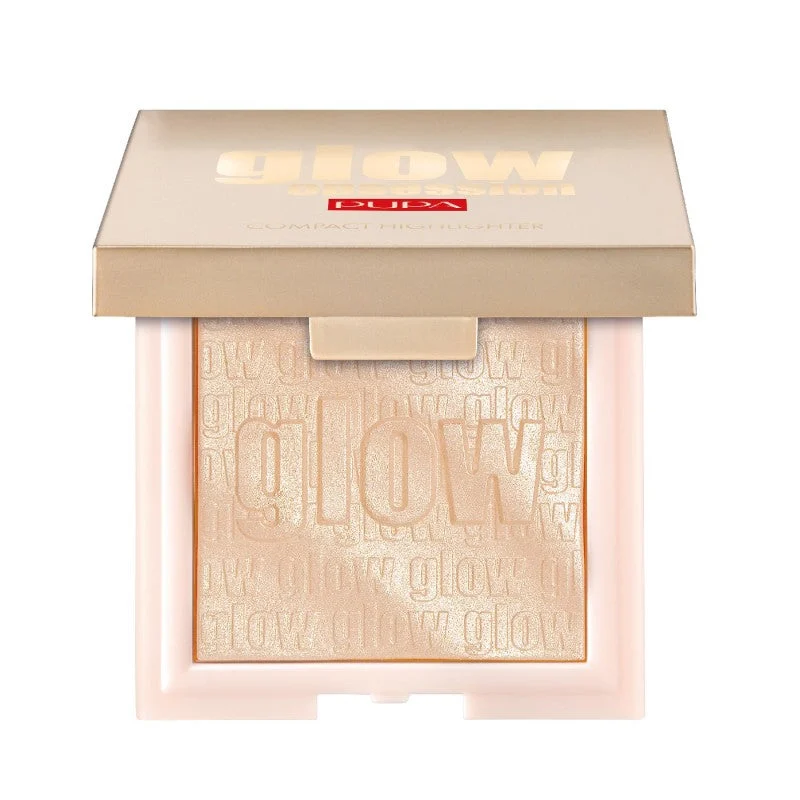 Pupa Glow Obsession Blush Illuminante Compatto 100 Oro Chiaro 6 g
