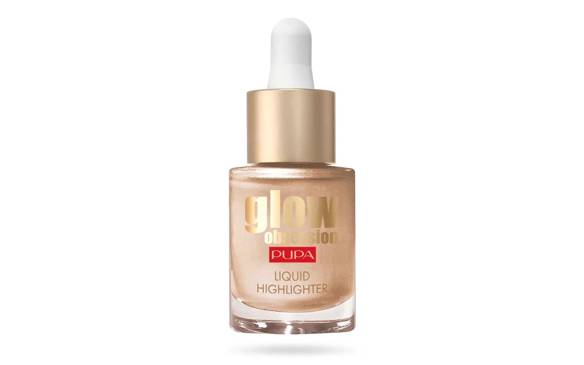 Pupa Glow Obsession Liquido Illuminante Senza Parabeni 002 Moon Light For Face 13,5 ml