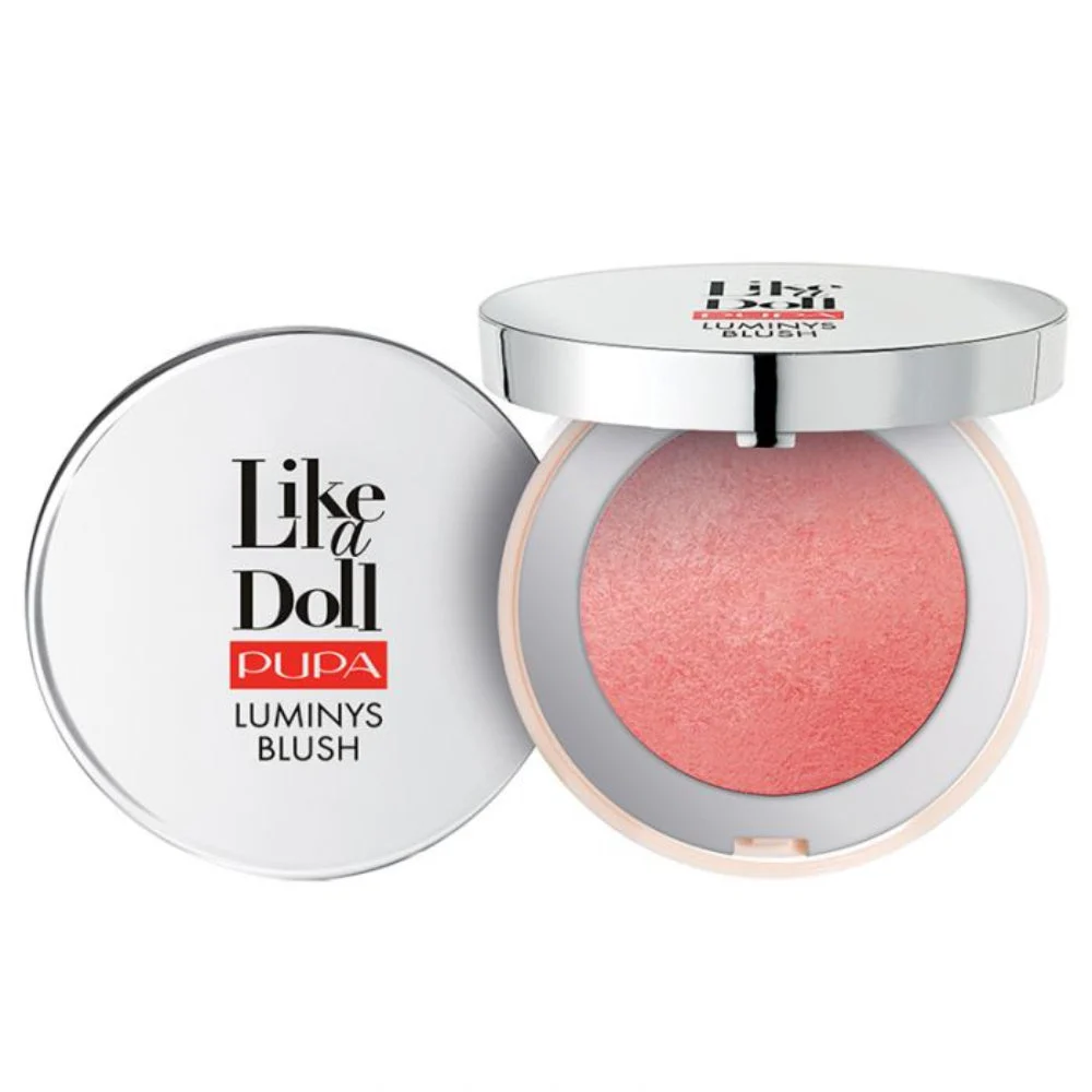 Pupa, Like A Doll, illuminante, Blush in polvere, 100, 3 g