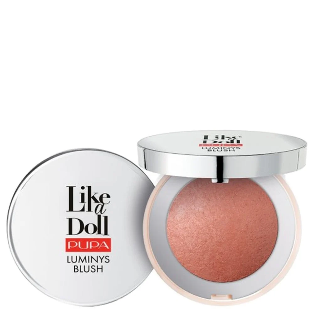 Pupa, Like A Doll, illuminante, Blush in polvere, 203, Terra Di Sienna, 3 g