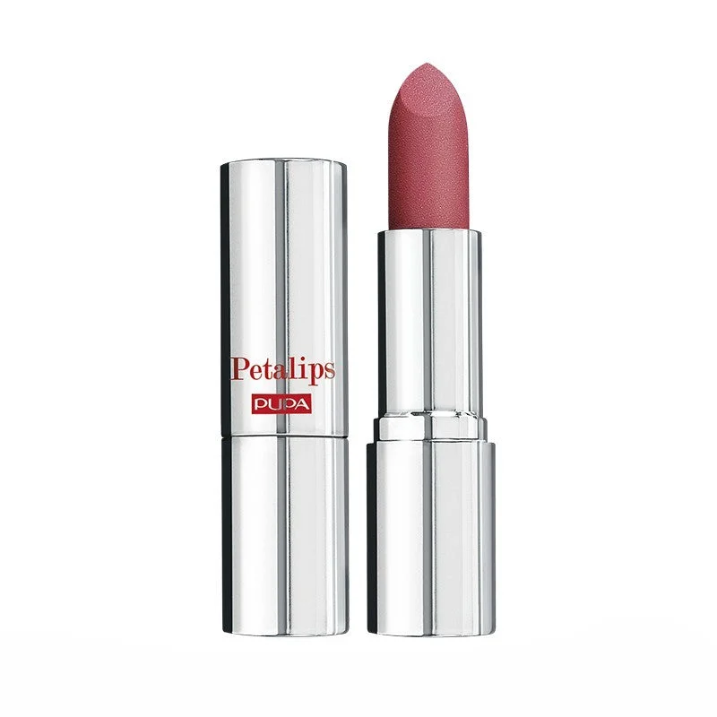 Matte rossetto in crema senza parabeni Pupa Petalips 007 Giglio delicato 3,5 g