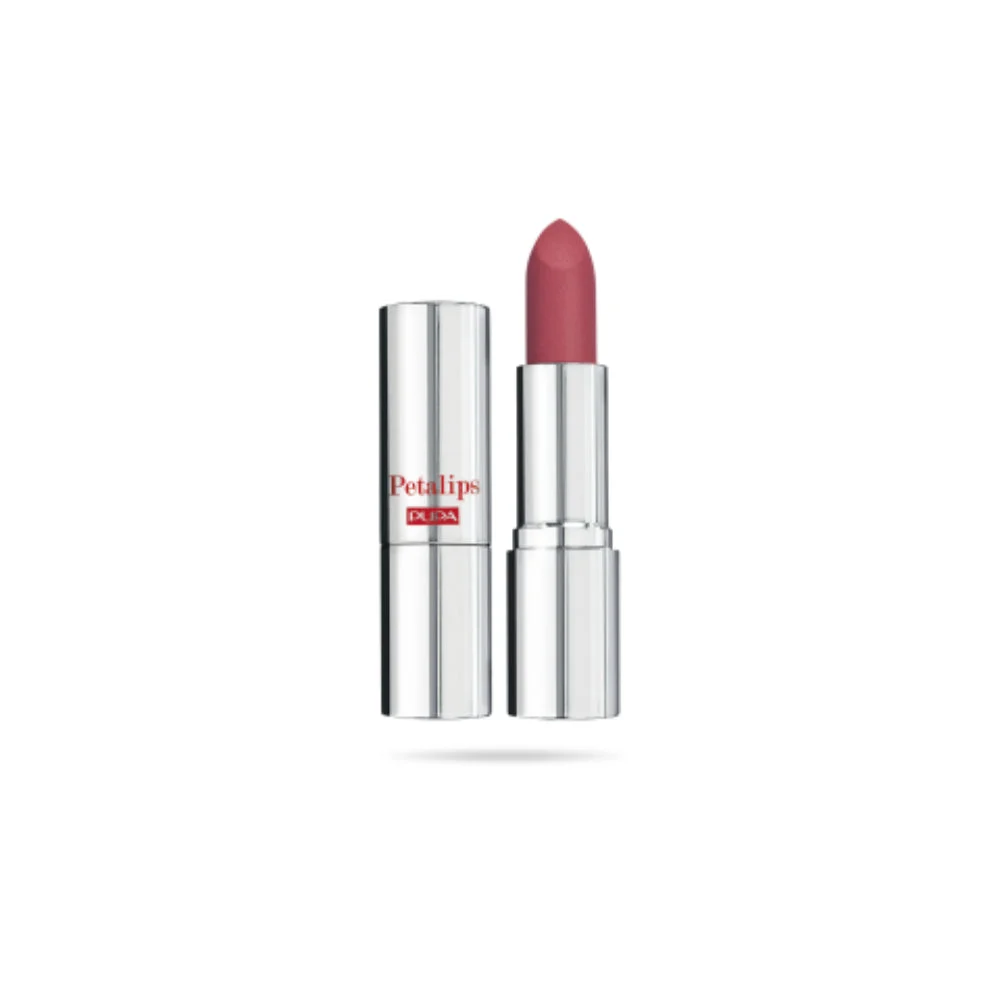 Matte rossetto in crema senza parabeni Pupa Petalips 012 Glamorous Orchid 3,5 g