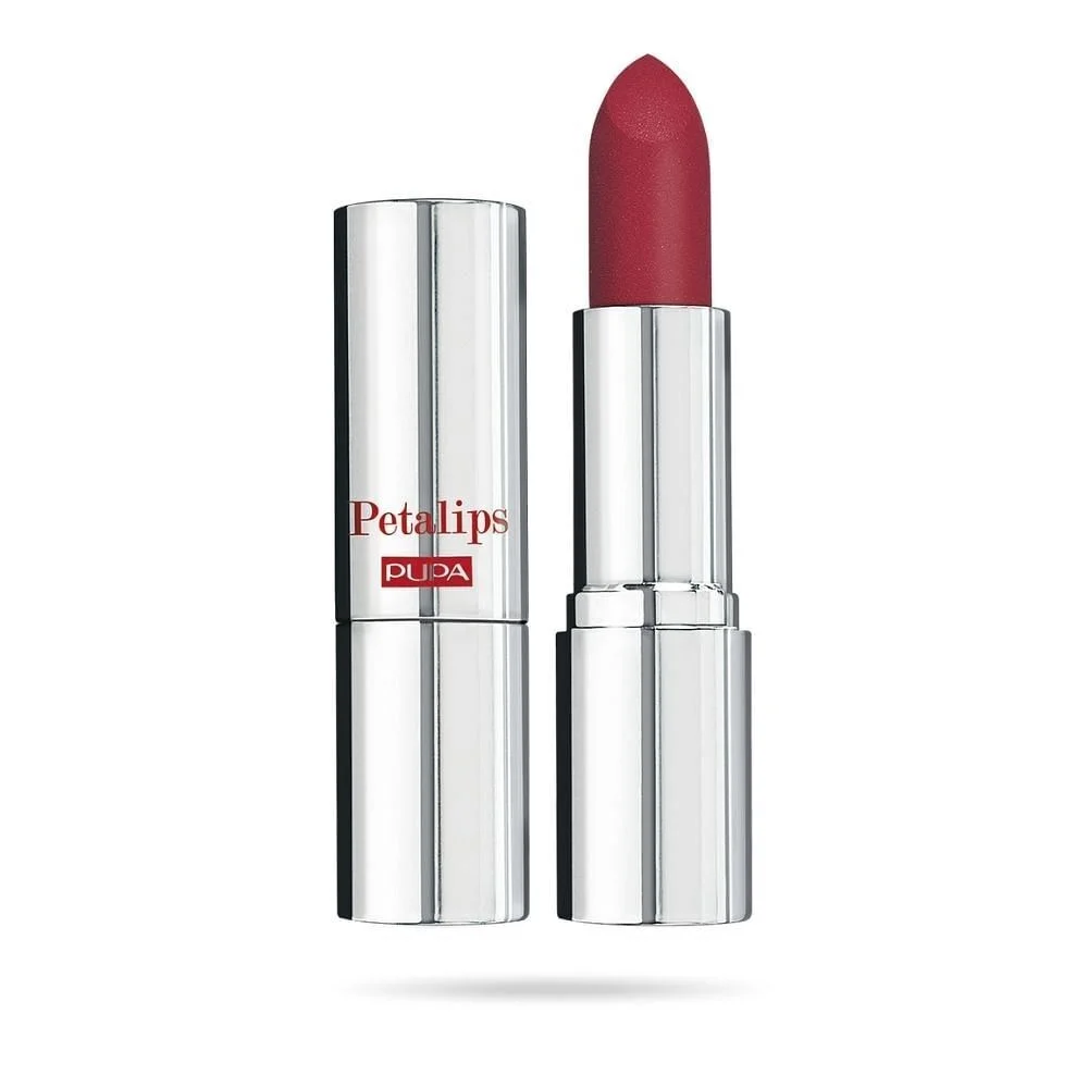 Matte rossetto in crema senza parabeni Pupa Petalips 016 Red Rose 3,5 g