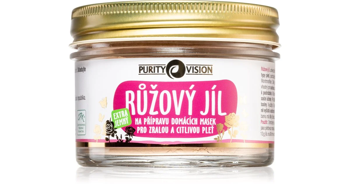 Purity vision Pelle matura e sensibile all'argilla rosa - 175,0 g